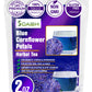 Scash Blue Cornflower Petals - Blue Flowers Dried And Grown Culinary-Grade - Herbal Flower Buds For For Tea Blends & Decoration 
