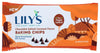 Lily's Chocolate Baking Chips Chocolate Salted Flavor, Caramel, 9 Oz