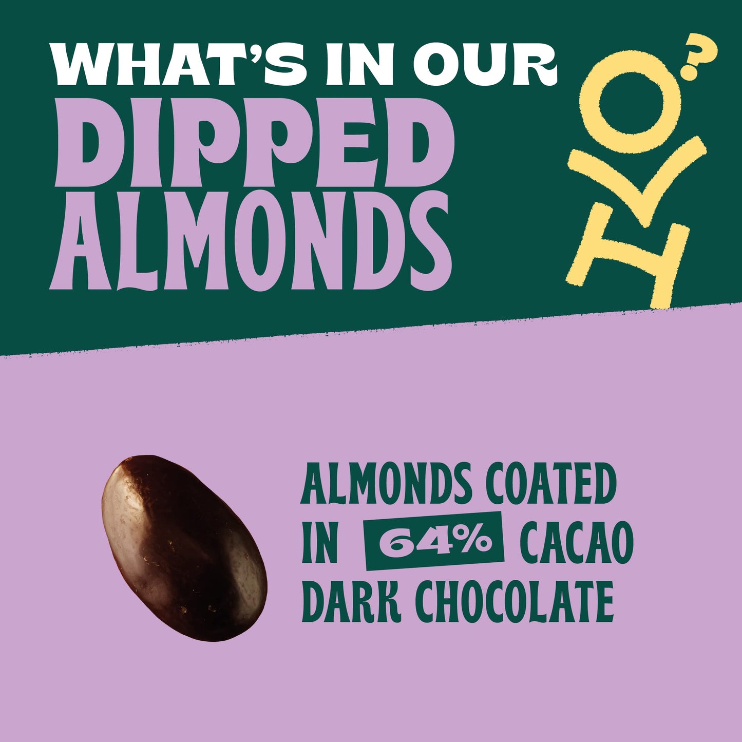 Orchard Valley Harvest Dark Chocolate Dipped Almonds, 2 Oz (Pack Of 14), Gluten Free, Non-Gmo, Resealable Bag, No Artificial Col
