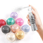 Pandalab Edible Glitter Spray - Silver & Blue Food Grade Luster Dust for Drinks & Desserts, 0.35oz Bottle