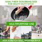 Natural Sponges Kitchen 9Pack,Eco Friendly Non-Scratch Scrub Sponge,Biodegradable Sisal Scrubber With Compostable Dish Sponges F