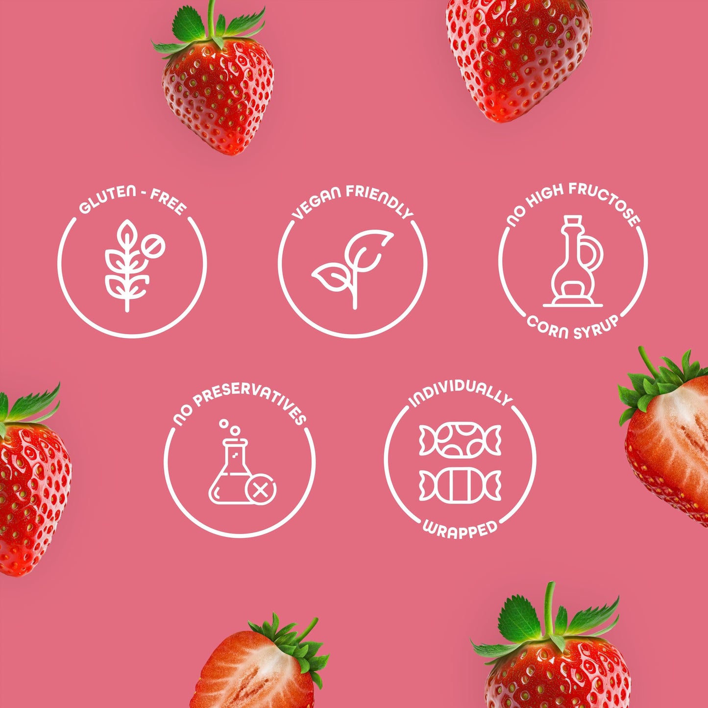 Colombina Bon Bon Bum Lollipops W/Bubble Gum Center, Strawberry Flavor, Individually Wrapped, Ideal For Party Favors And Gifts,