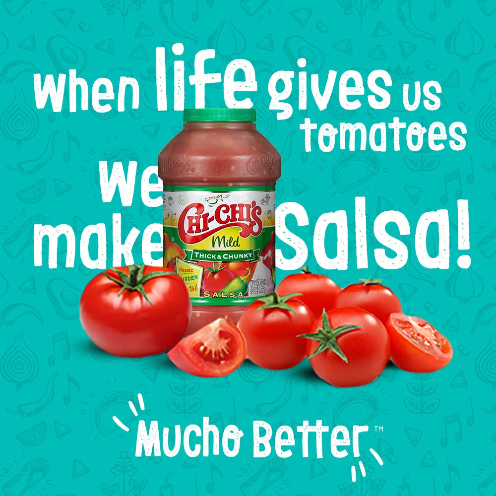 CHI-CHIS Fiesta Mild Salsa Con Queso Dip, 15 Ounce (Pack of 12)