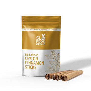 Slofoodgroup Ceylon Cinnamon Sticks - 5 Inch Quills, 2 OZ, Brown, Pure Ceylon Cinnamon from Sri Lanka, Cinnamomum Verum