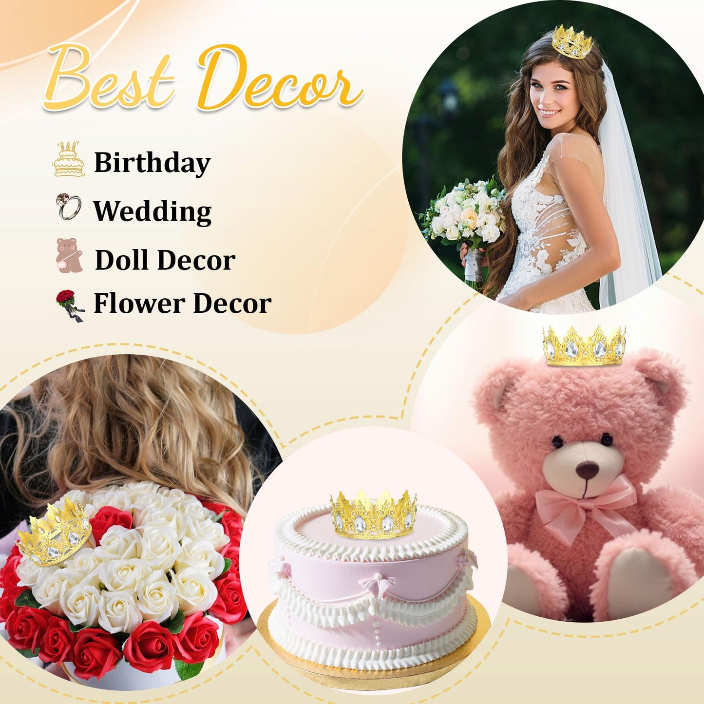 Cavetee Crown Cake Topper