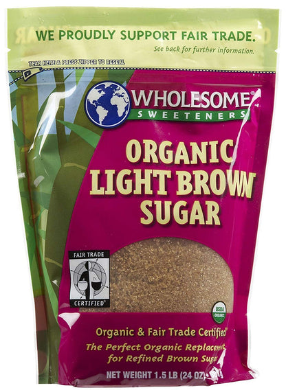 Wholesome Sweeteners Sugar Brown Lite Org Ftc
