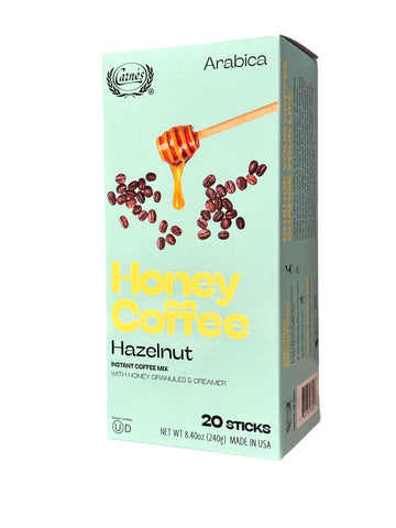 Instant Coffee Powder, Quick Dissolving (1 PACK, HAZELNUT HONEY COFFEE)