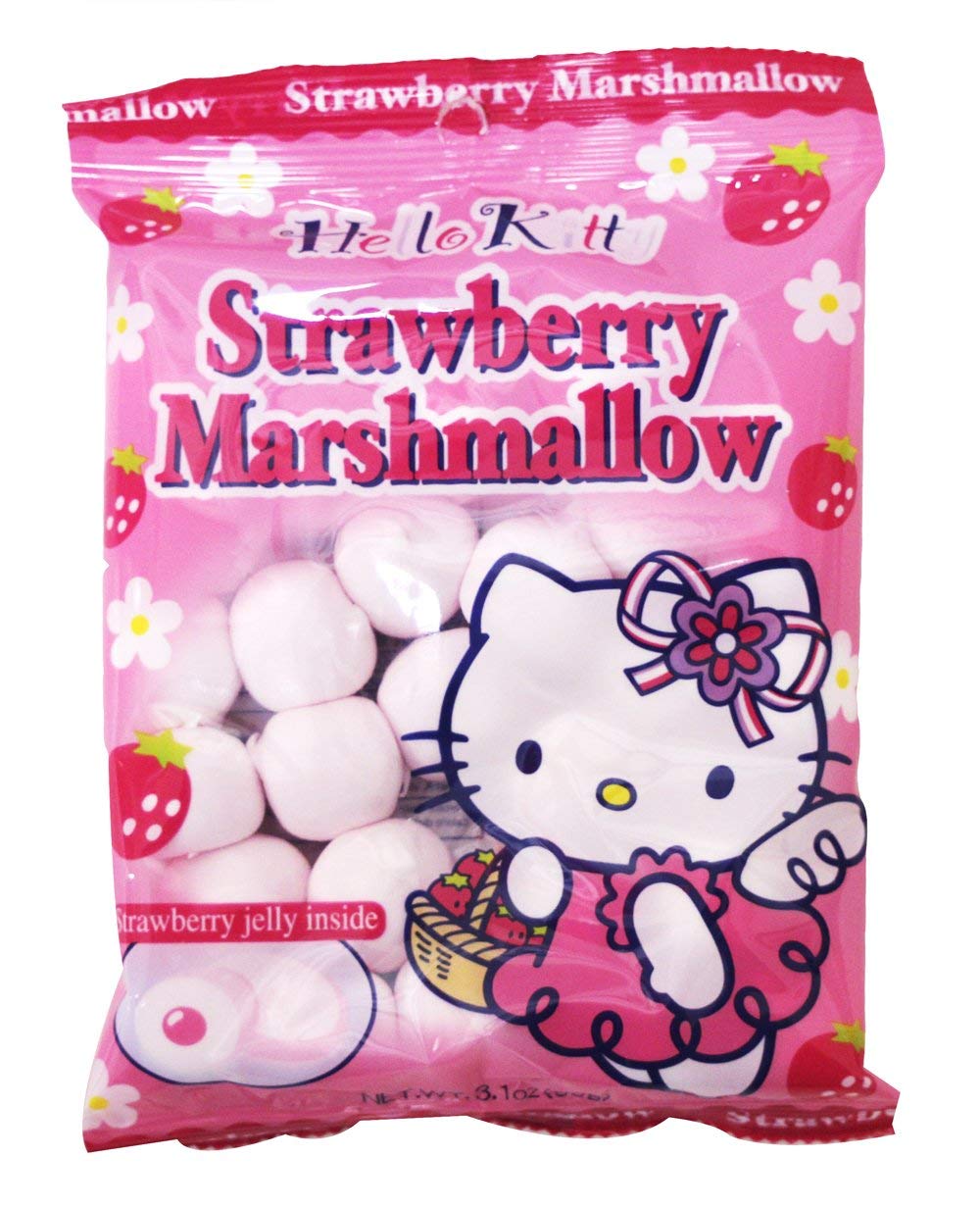 Hello Kitty Strawberry Marshmallow 90G, 3 Pack