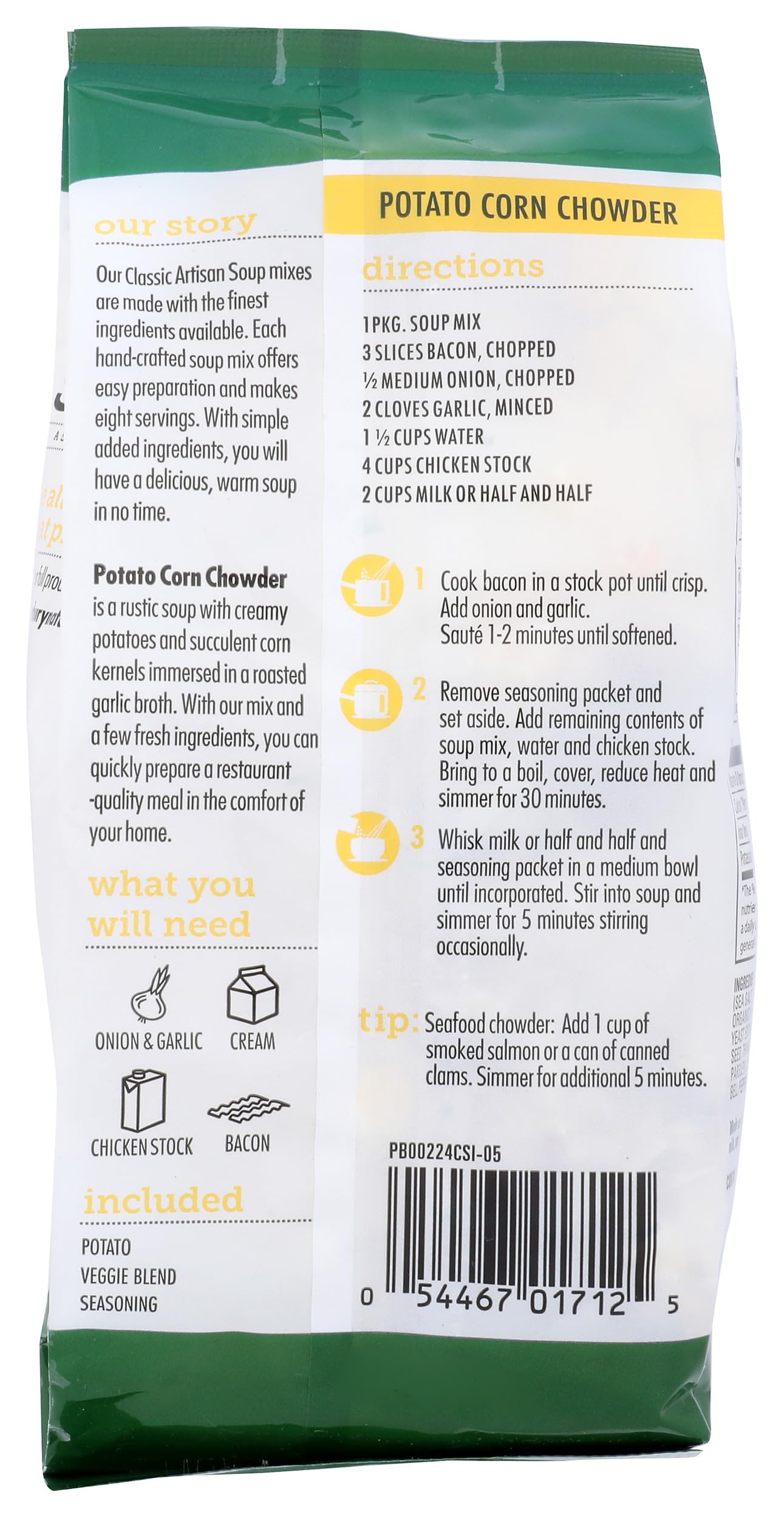 Canterbury Naturals, Potato Corn Chowder, 7.5 Ounce