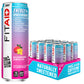 LIFEAID FITAID ENERGY Drink, 200mg Natural Caffeine, Raspberry Hibiscus, 12 Fl Oz (Pack of 12)