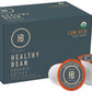 Healthy Bean Low Acid Coffee Pods - Superfood Infused, Usda, Organic Low Acid Coffee, Mold Free Coffee Pods - Clean, Healthy Cof