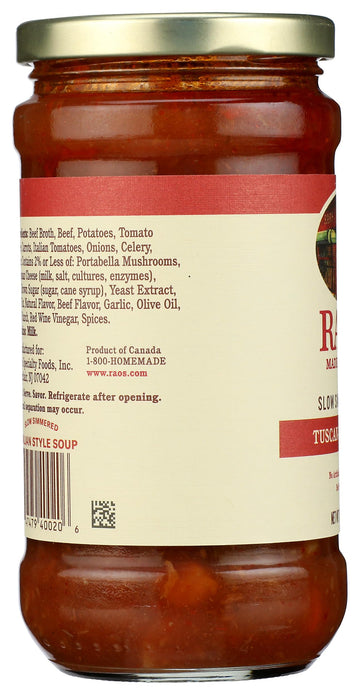 Rao'S Homemade Slow Simmered Soup, Tuscan-Style Beef, 15.5 Ounce (Pack Of 6)