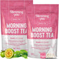Detox Tea Morning Boost Tea (2 Pack), All Natural Herbal Tea for Detox and Colon Cleanse, Non-GMO, Vegan (28 Tea Bags Total)