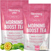 Detox Tea Morning Boost Tea (2 Pack), All Natural Herbal Tea for Detox and Colon Cleanse, Non-GMO, Vegan (28 Tea Bags Total)