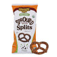 Unique Snacks Sprouted Splits Pretzels, Non-GMO, OU Kosher, 8 Oz. Bag, Pack of 3