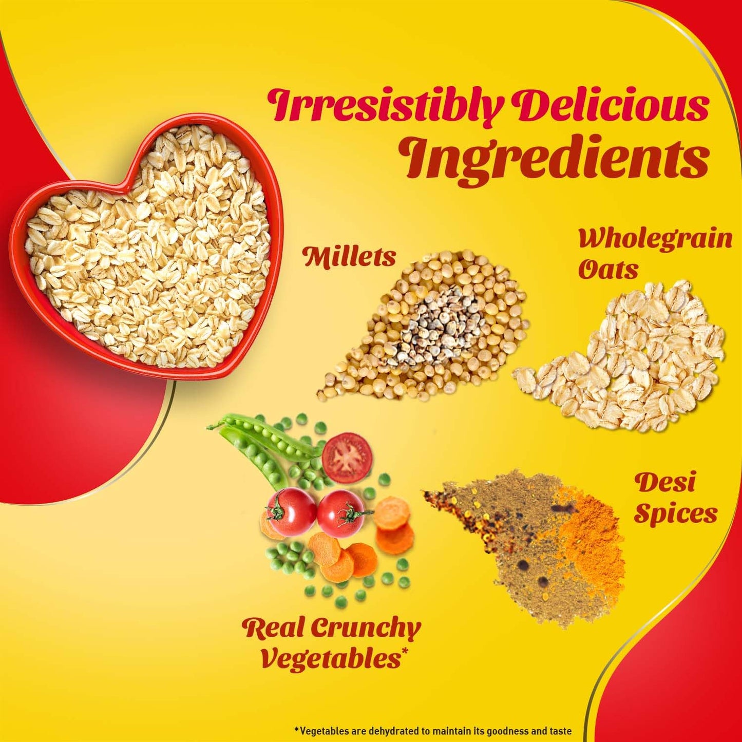 Saffola Masala Oats, Peppy Tomato, 500G