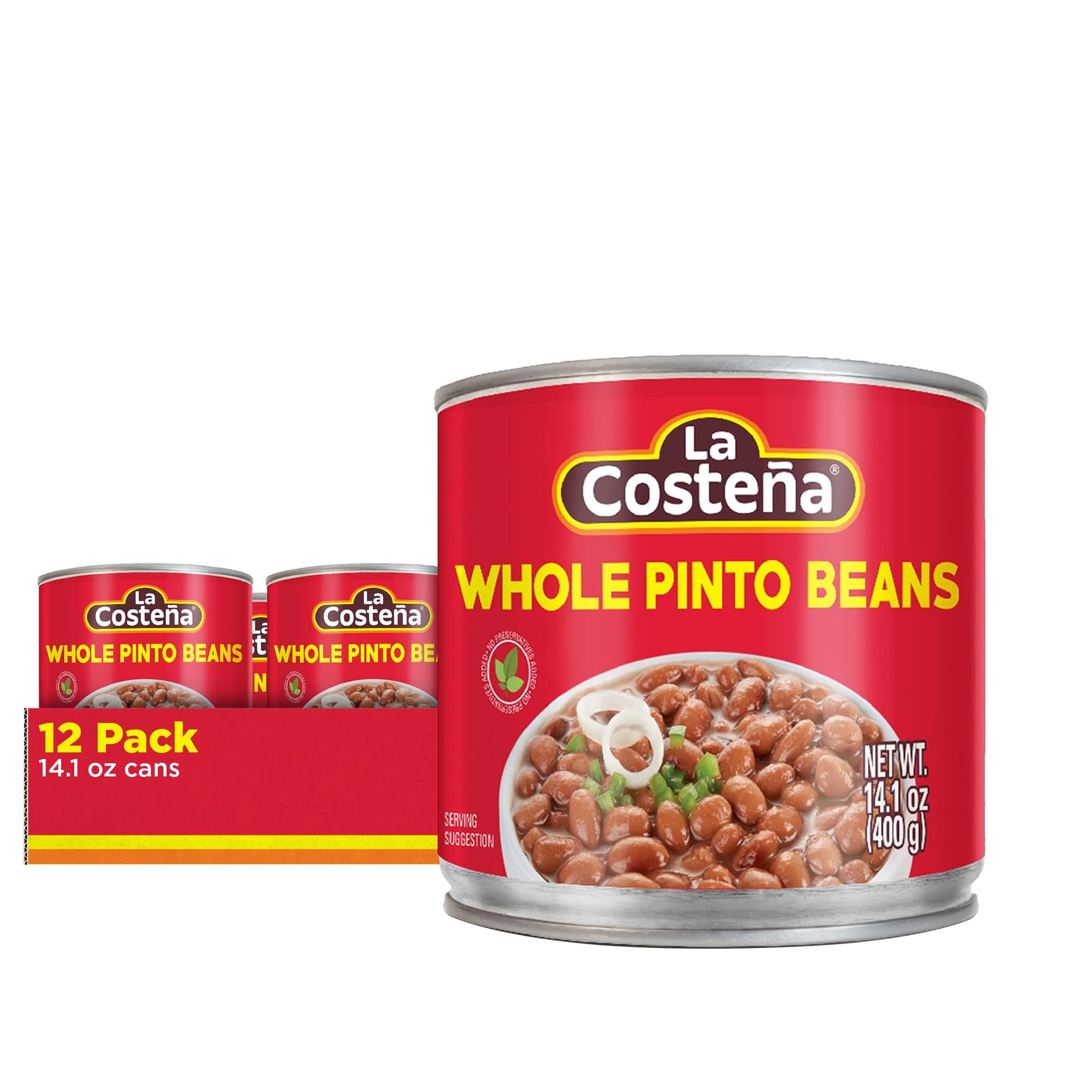 La Costea Whole Pinto Beans 14.1 oz (12-Pack)
