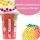 Joyba Bubble Tea Variety Pack, Mango Passion Fruit Green Tea & Raspberry Dragonfruit Black Tea With Popping Boba, 6 Pack, 12 Fl.