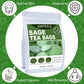 Jarteela Sage Tea Bags - Natural Salvia Officinalis - Caffeine-free Herbal Tea - 54 Count