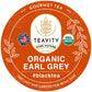 Organic Earl Grey Tea Pods For Keurig - Caffeinated Unsweet Black Tea For K Cup Brewing By Teavity (12 Tea Pods)