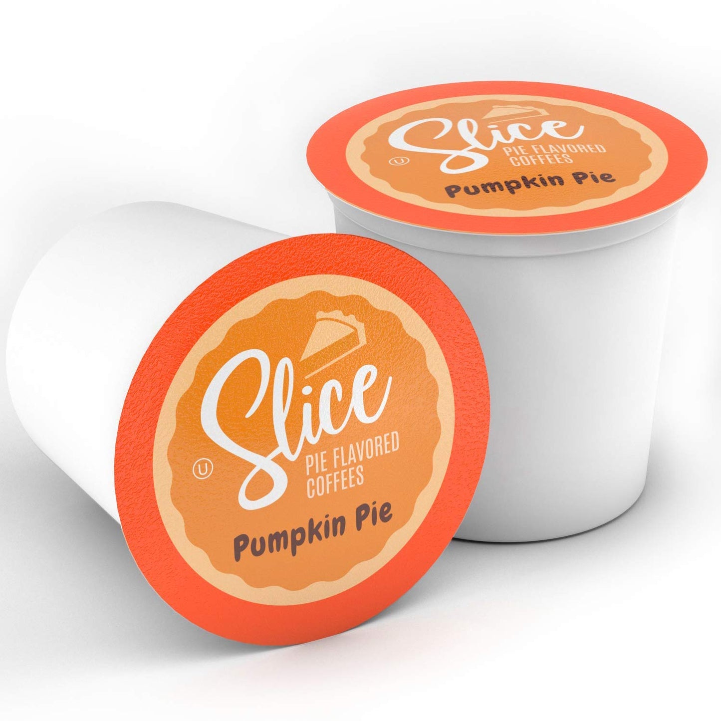 Slice Coffee Pumpkin Pie Flavored Coffee, K Cup Compatible, 40 Count