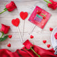 Zazers Heart Shaped Strawberry Lollipops | Approx. 74 Individually Wrapped Pops | Gluten-Free, Nut-Free, Kosher | 2 Bags (300G E