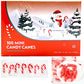Mini Candy Canes Red & White -Mini CANDY CANE - Holiday Candy Cane for Christmas  Santa Parade  ThanksGiving (100)