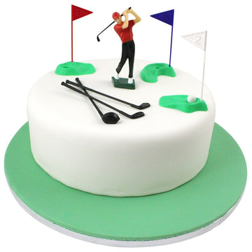 PME golf DecorationsPlastic Figures, 13-Pieces, greenRedBlueWhiteBlack