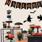 1 Pcs Halloween Theme Happy 40Th Birthday Cake Topper Glitter Cheers To 40 Years Bat Halloween Cake Pick For Halloween Happy 40T