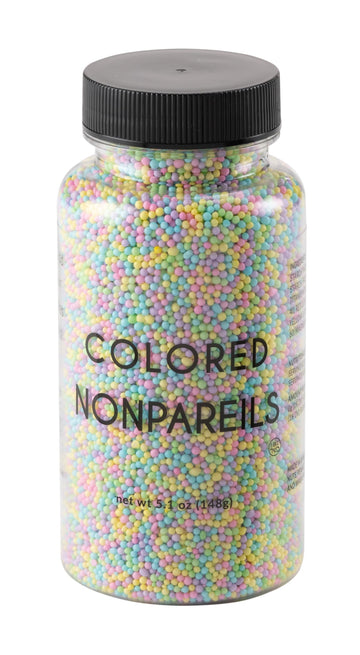 FAIRY LANE/COLORED NONPAREILS - Gluten-free, Egg Free, Nuts Free, Kosher, Sprinkle Medley Mix, For Baking, Decorating, Cookies, 