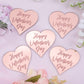Urroma Happy Valentine'S Day Cupcake Toppers, Rose Gold 20Pcs Sweet Love Theme Valentine'S Day Cupcake For Baby Shower Diy Birth