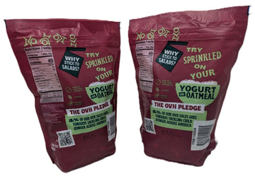 Generic Glazed Pecans Salad Toppers (2-Pack) - 24Oz Large Resealable Bags - Non-Gmo, No Artificial Ingredients, Perfect For Sala