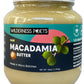 Wilderness Poets, Raw Macadamia Butter - Bulk (60 Ounce - Half Gallon) - Glass Jar