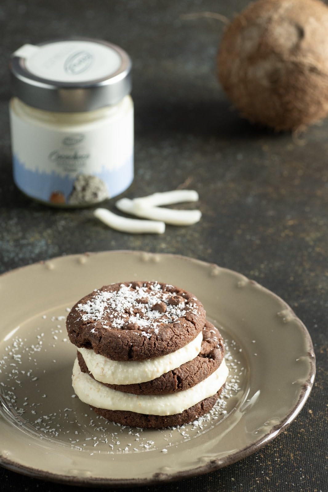 BIND Coconut Cream Paste Filling with Crispy Kadayif, 200g (7.05 oz) Glass Jar