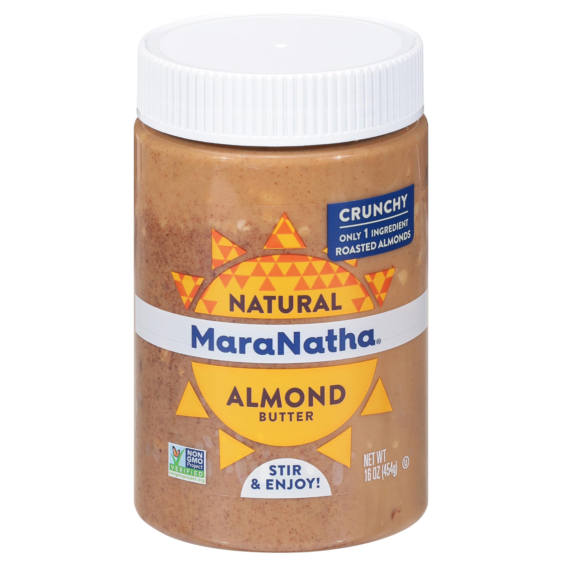 Maranatha No-Stir Crunchy Roasted Almond Butter Spread, 16 Ounce