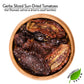 Gerbs Sun Dried Tomatoes 4 lbs. | Sea Salted, Dehydrated, Unsulfured, Resealable Bag | Rich Umami Flavor, Great for Salads & Cha