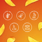 Colombina Bon Bon Bum Lollipops Mango Flavor, 24 Count (Pack Of 1)