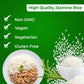25 Pounds (LBS) Premium Thai Hom Mali Jasmine Rice | Endorsed By Pro Chefs | Four Elephants Brand | Cooking Instructions Packagi