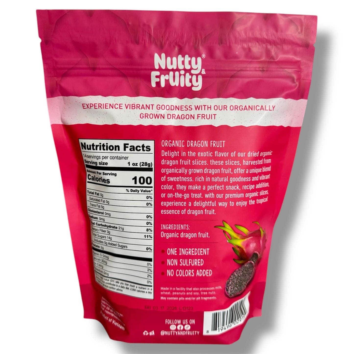 Generic Nutty & Fruity Organic Dragon Fruit - Large Size