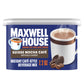 Maxwell House Instant Cafe-Style Beverage Mix, Easy to Prepare, 1 Canister, for Quick Morning Coffee or Afternoon Treat, Suisse 