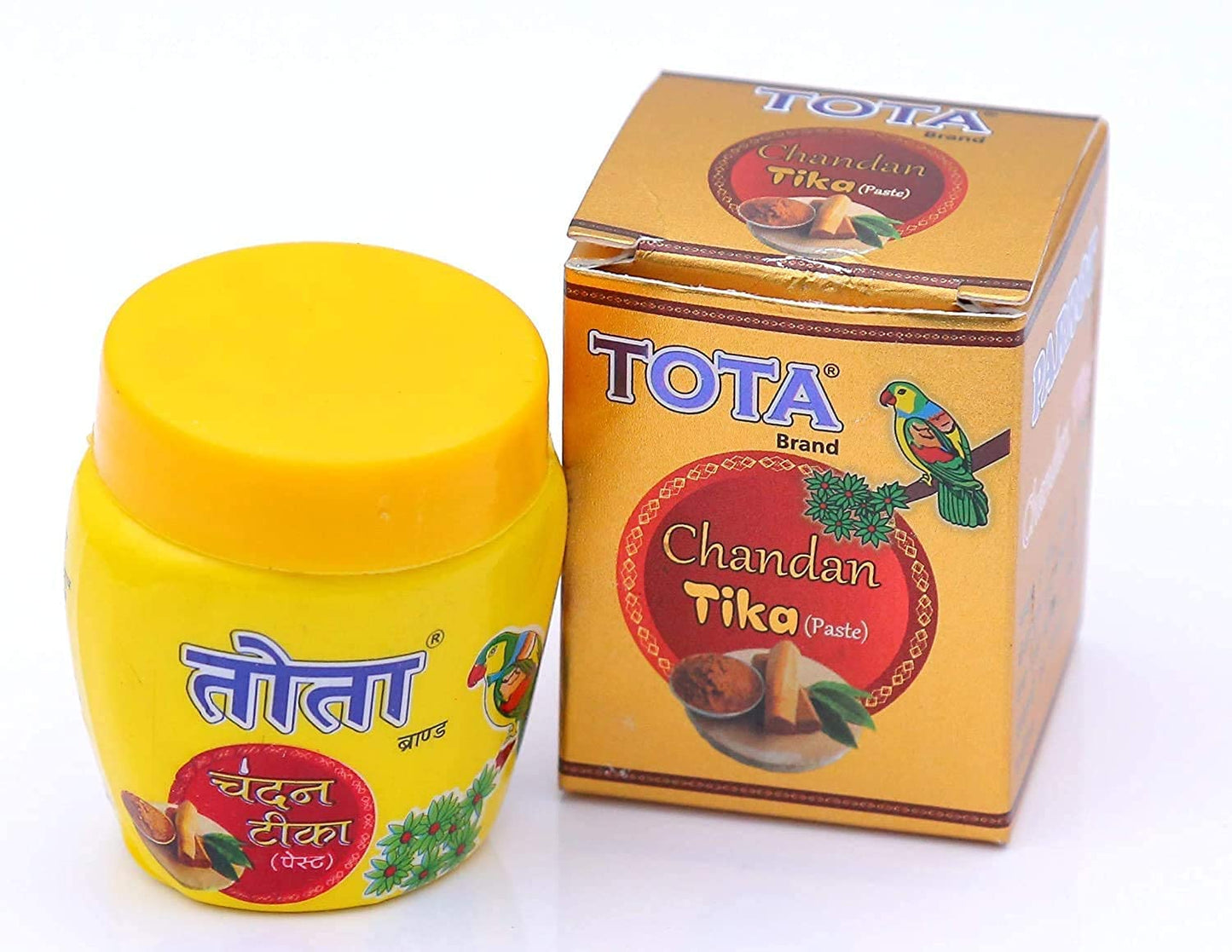 TOTA Pooja Set of Ghee Diya Batti | Roli Kumkum | Chandan Tilak Paste |Moli Kalawa Puja Items for Home (Total weight - 300 Gram)