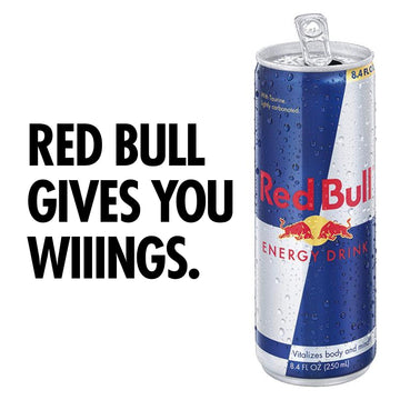 Red Bull Energy Drink, Pack of 12, 8.4 Fl Oz Cans