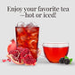 The Republic of Tea Pomegranate Superfruit Loose Green Tea, 1 lb Bulk Bag, Steeps 200 Cups