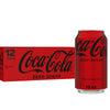 Coke Zero Coca-Cola Zero Sugar Soda, 12 fl oz Cans, 12 Pack - Rich Brown, Model 049000042559