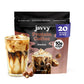 Hazelnut Protein Iced Coffee - enhanced Whey Protein & Instant Iced Coffees - 100% Natural Cold Brew - Zero Artificial Flavors & Sweeteners  80 mg Caffeine Per Serving  No Added Sugar  20 Servings