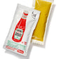 Concession Essentials Condiment Packets Ketchup and Mustard, 100 Total (50 Each Flavor)