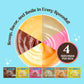 Simply Desserts Strawberry  Chocolate  Vanilla  Banana  Salted Caramel  Lemon Instant Pudding  Sugar-Free  Variety 6-Pack - Healthy Dessert  Keto Snacks  Vegan & Diabetic-Friendly  Kosher  1.7 Oz Ea
