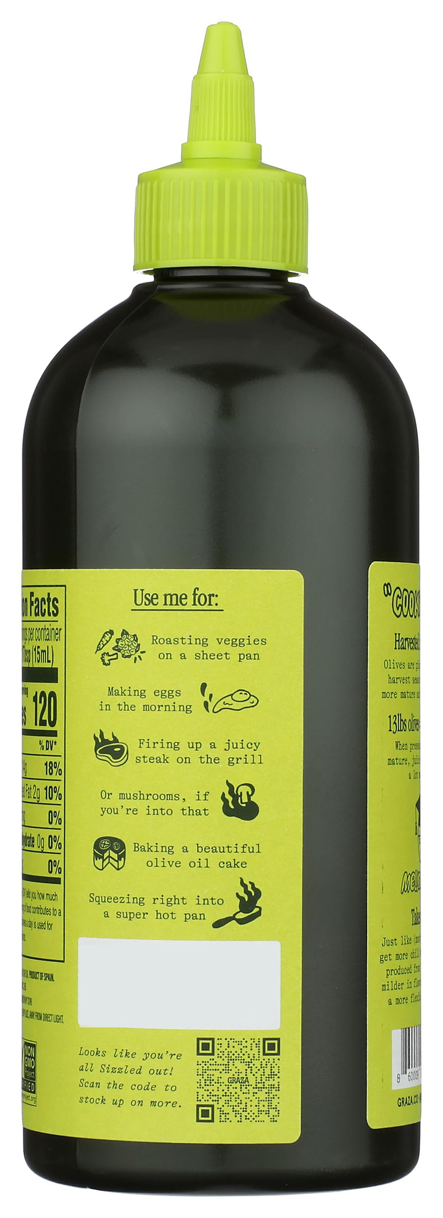 500 Ml Sizzle Extra Virgin Olive Oil For Cooking