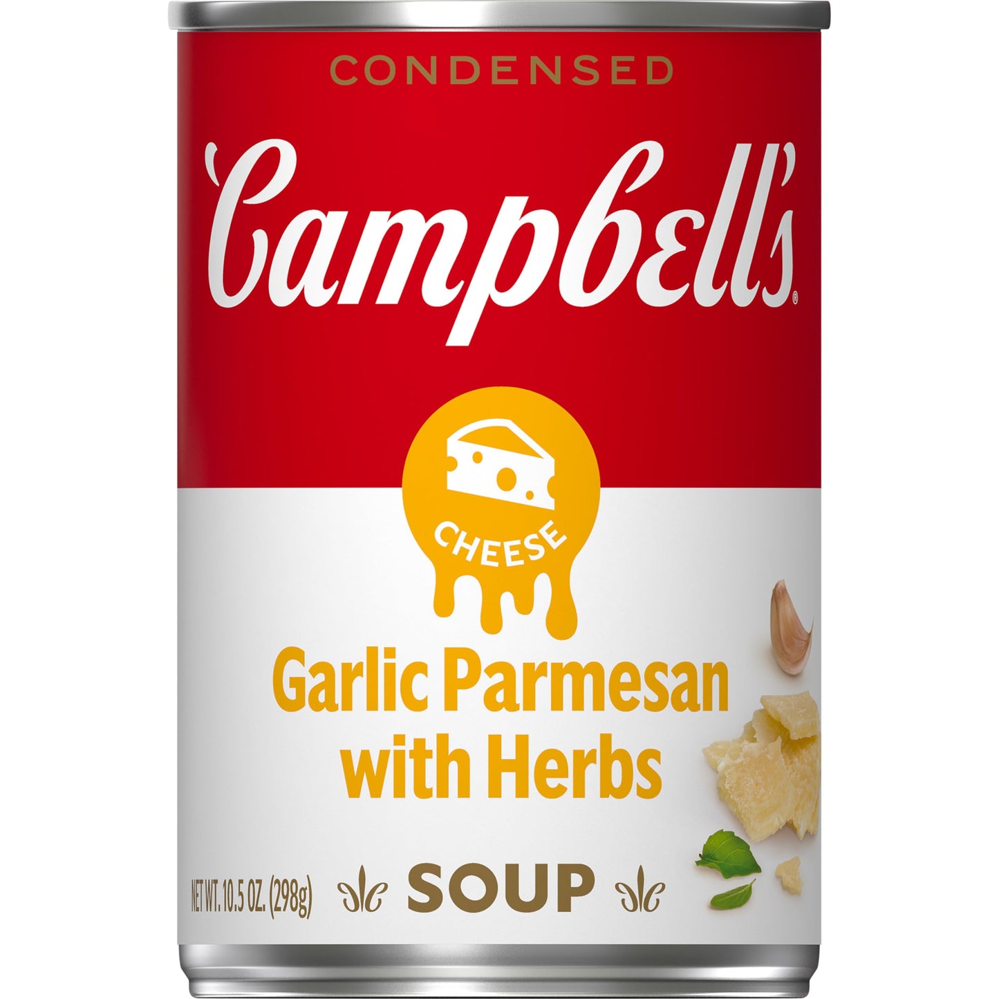 Campbells Condensed Garlic Parmesan Cheese Soup With Herbs, 10.5 oz Can