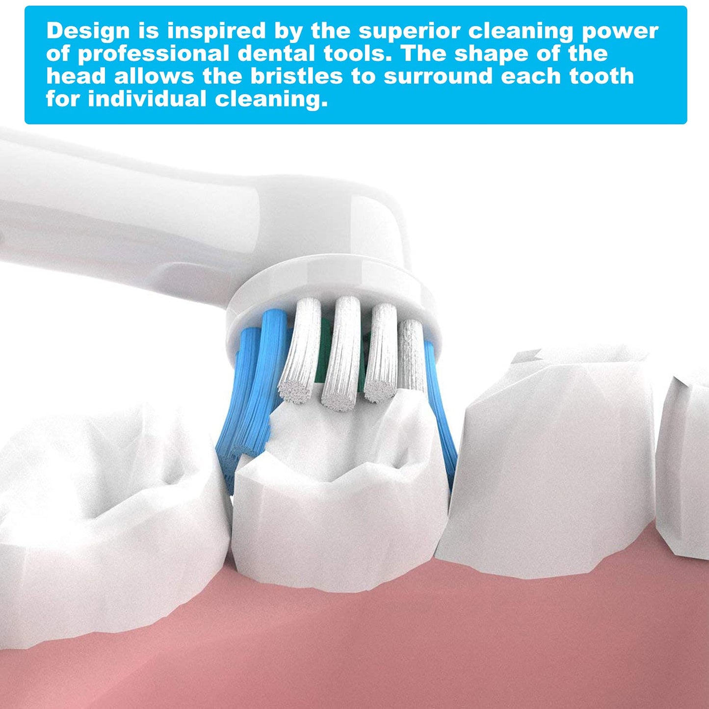 Replacement Brush Heads For Oral B Compatible Electric Toothbrush Heads, Including 4 Precision, 4 Floss, 4 Cross And 4 Whitening